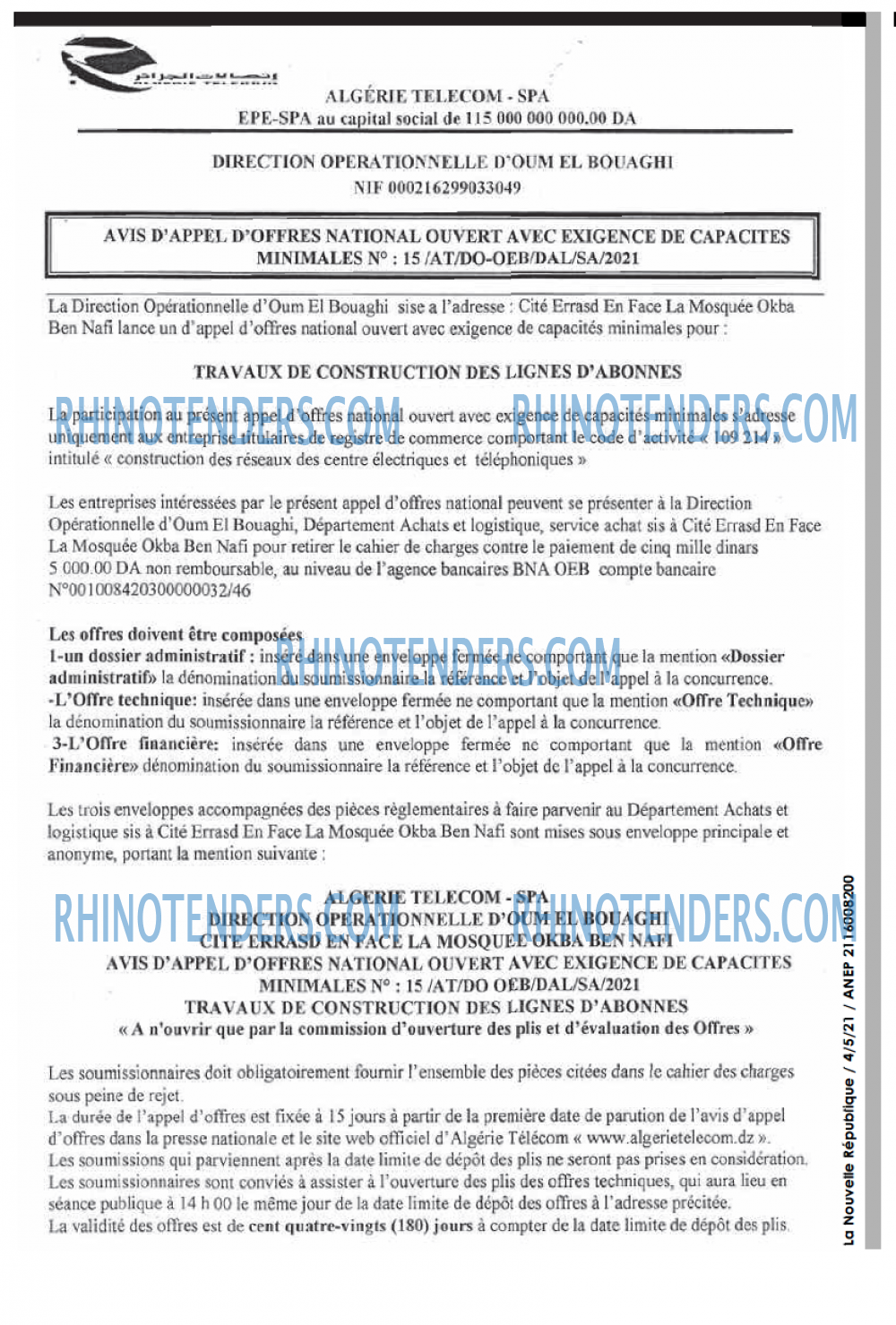 NOUVELLE REPUBLIQUE