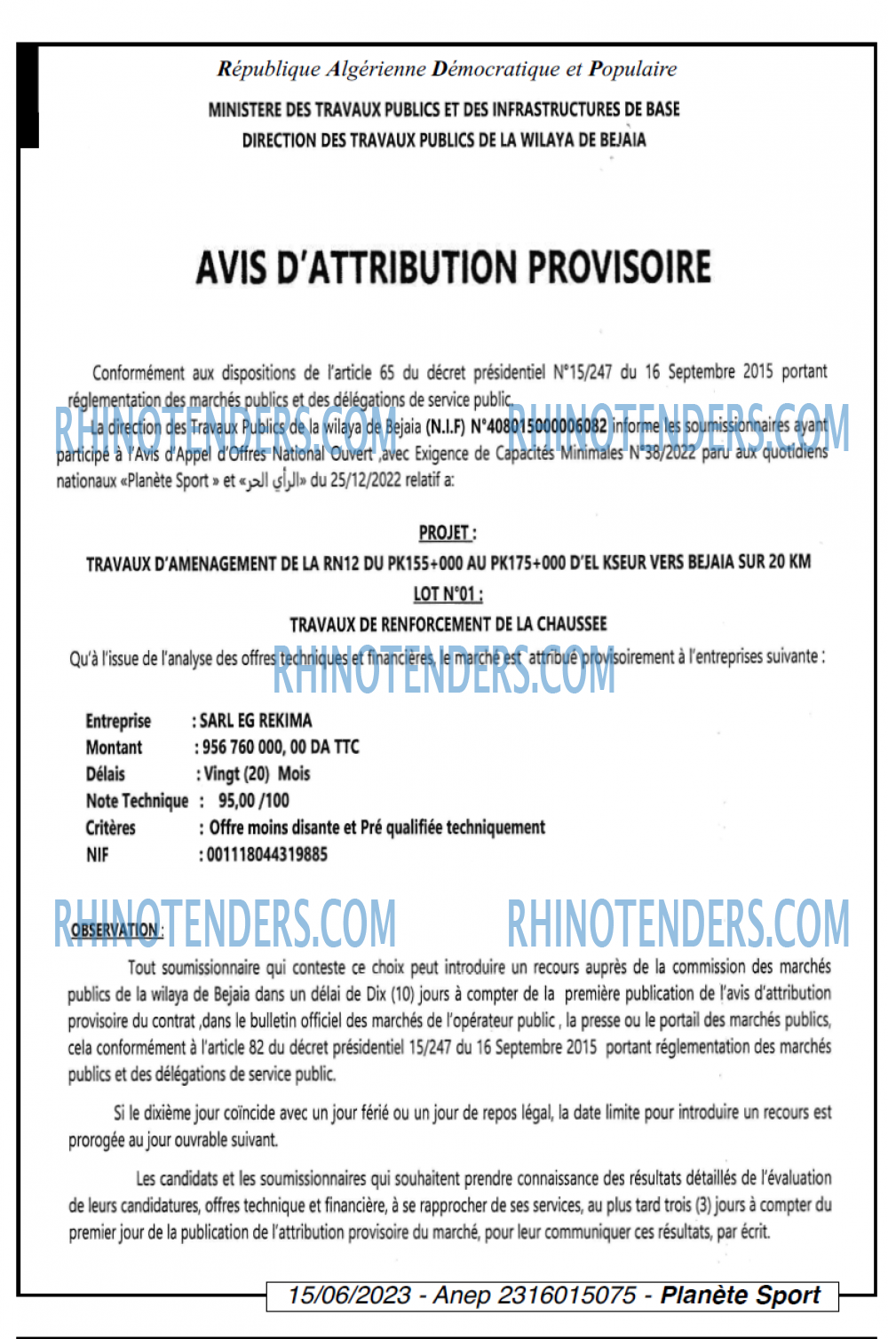 PLANETE SPORT