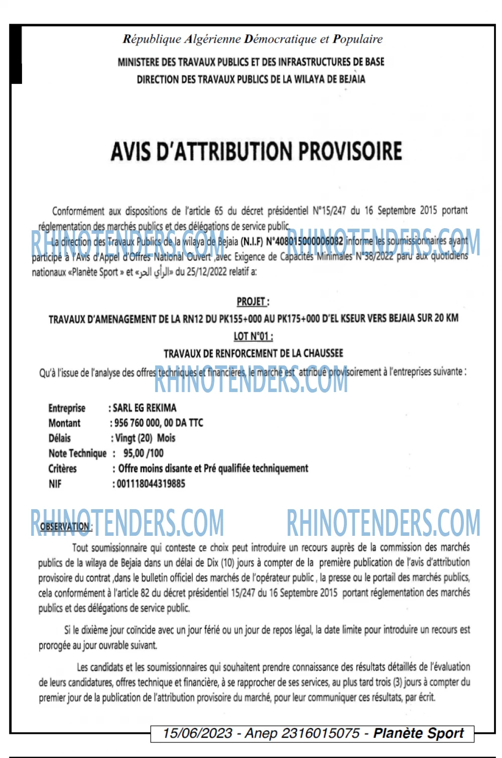 PLANETE SPORT