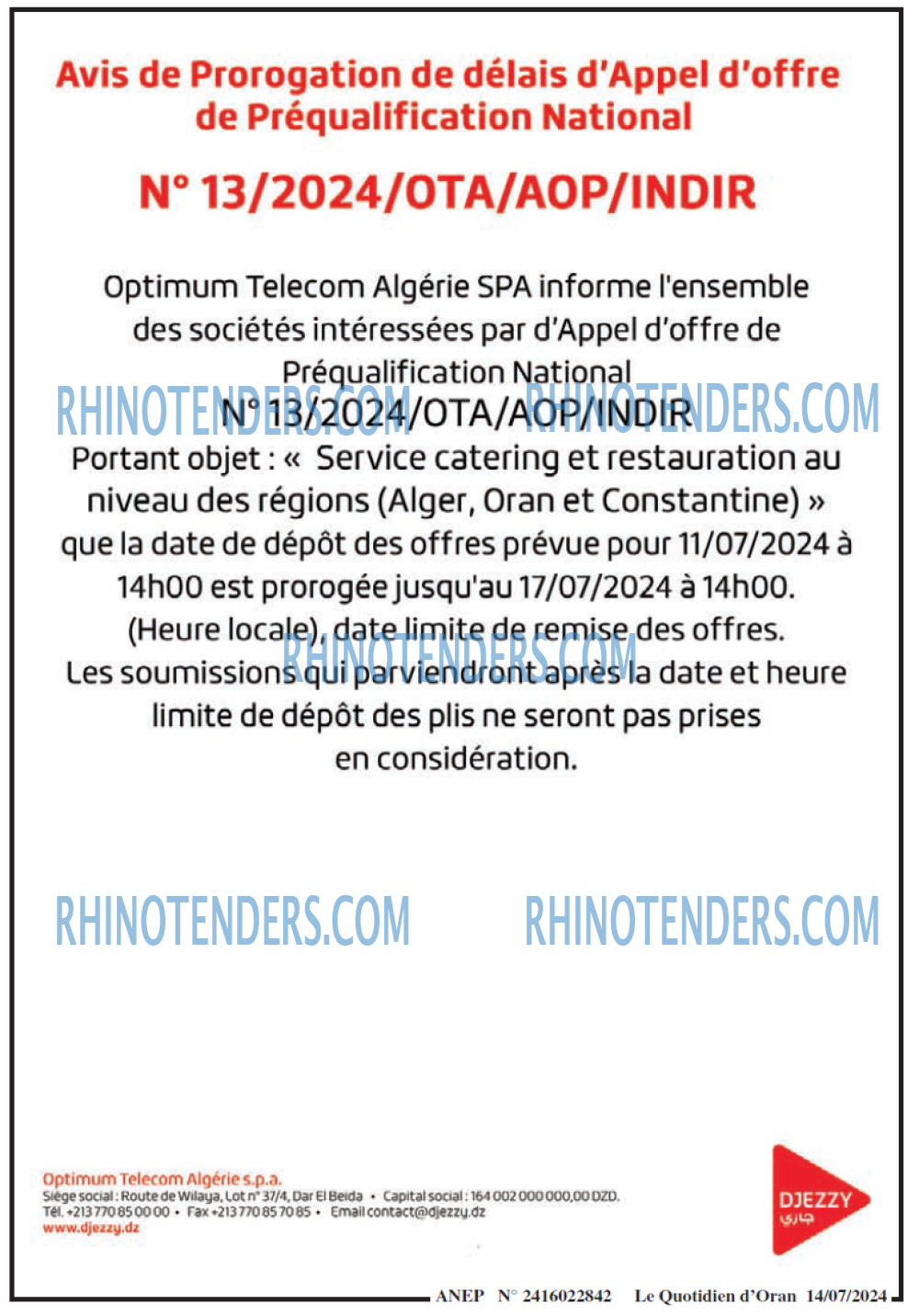 Le Quotidien d'Oran