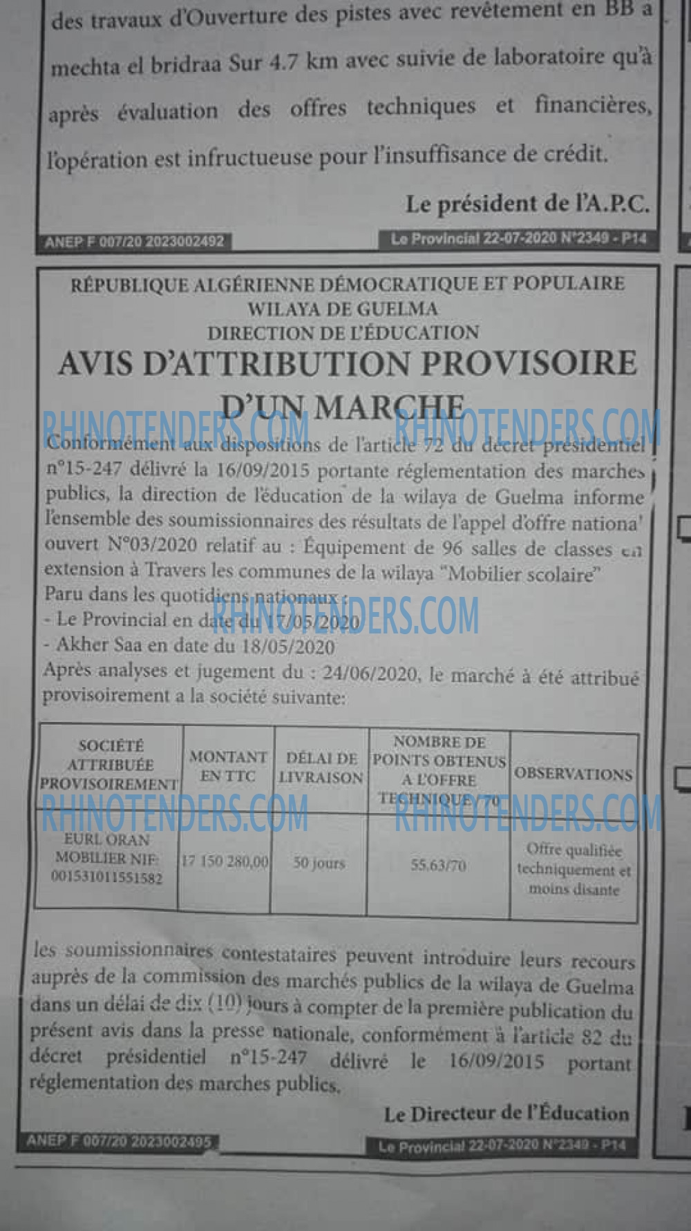 LE PROVINCIAL