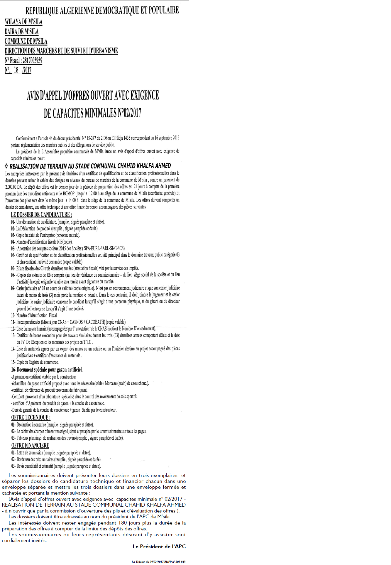 La Tribune