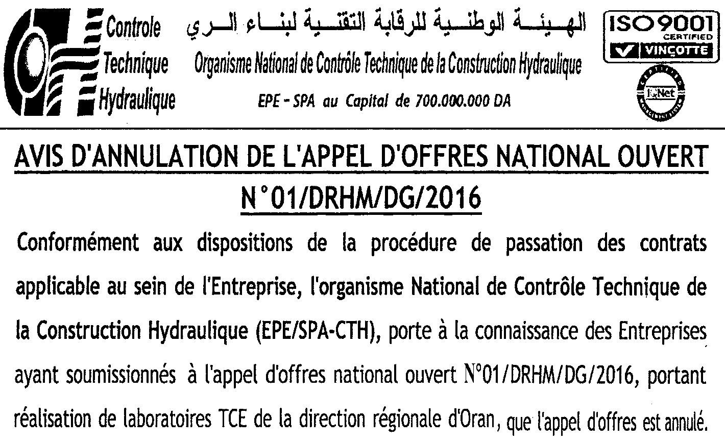 L'ECHO D'ALGERIE