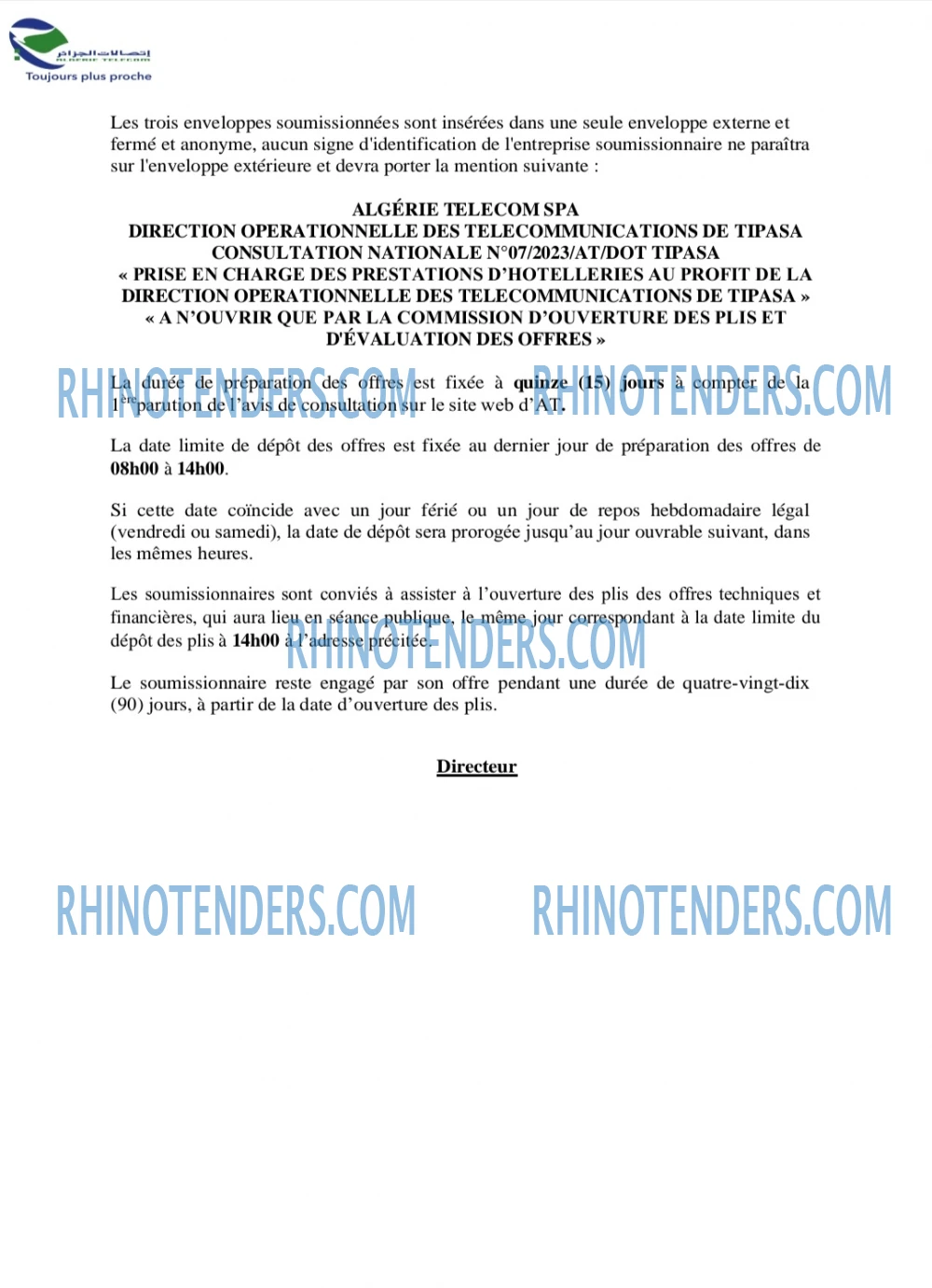 Rhinotenders