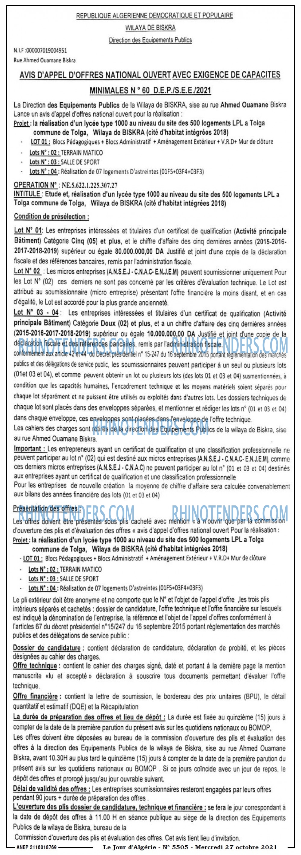 Le Jour d'Algérie