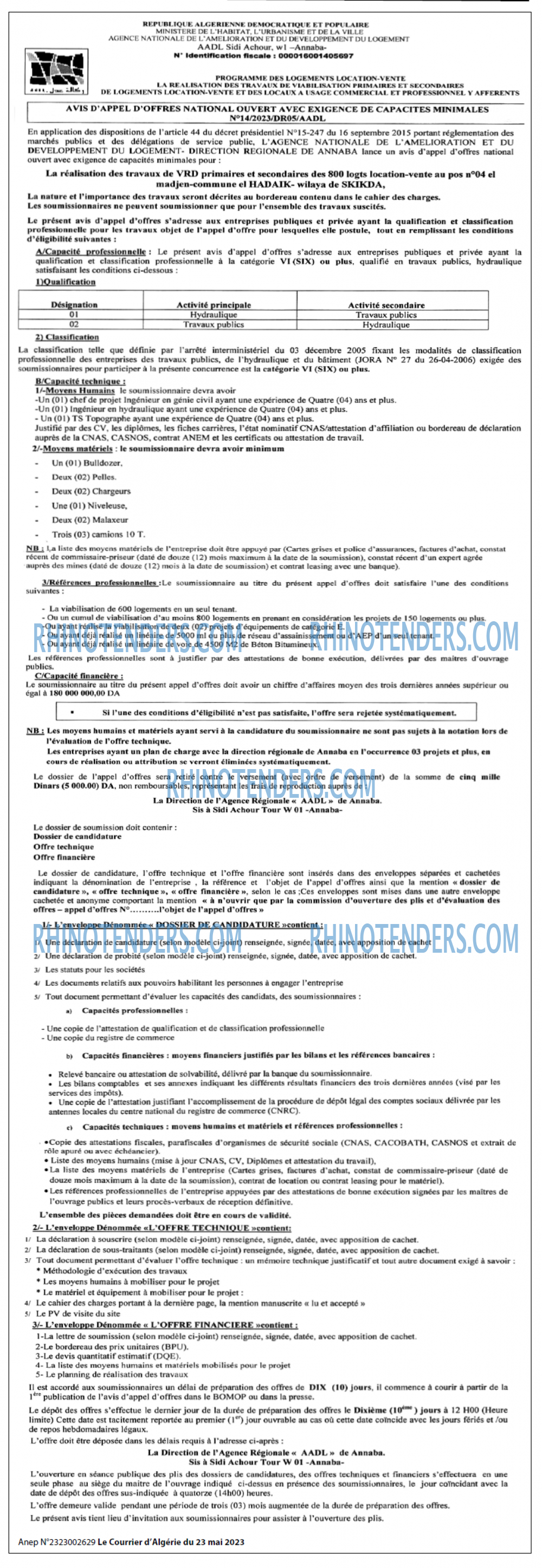 Le Courrier d'Algerie