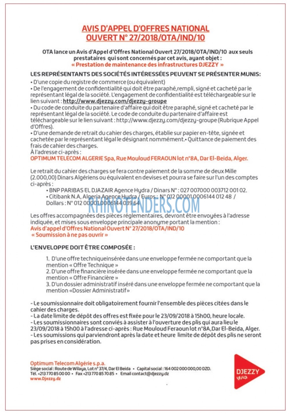Optimum Telecom Algerie