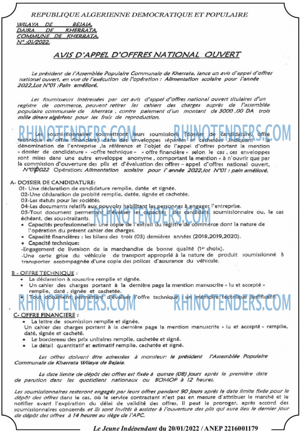 Jeune Independant