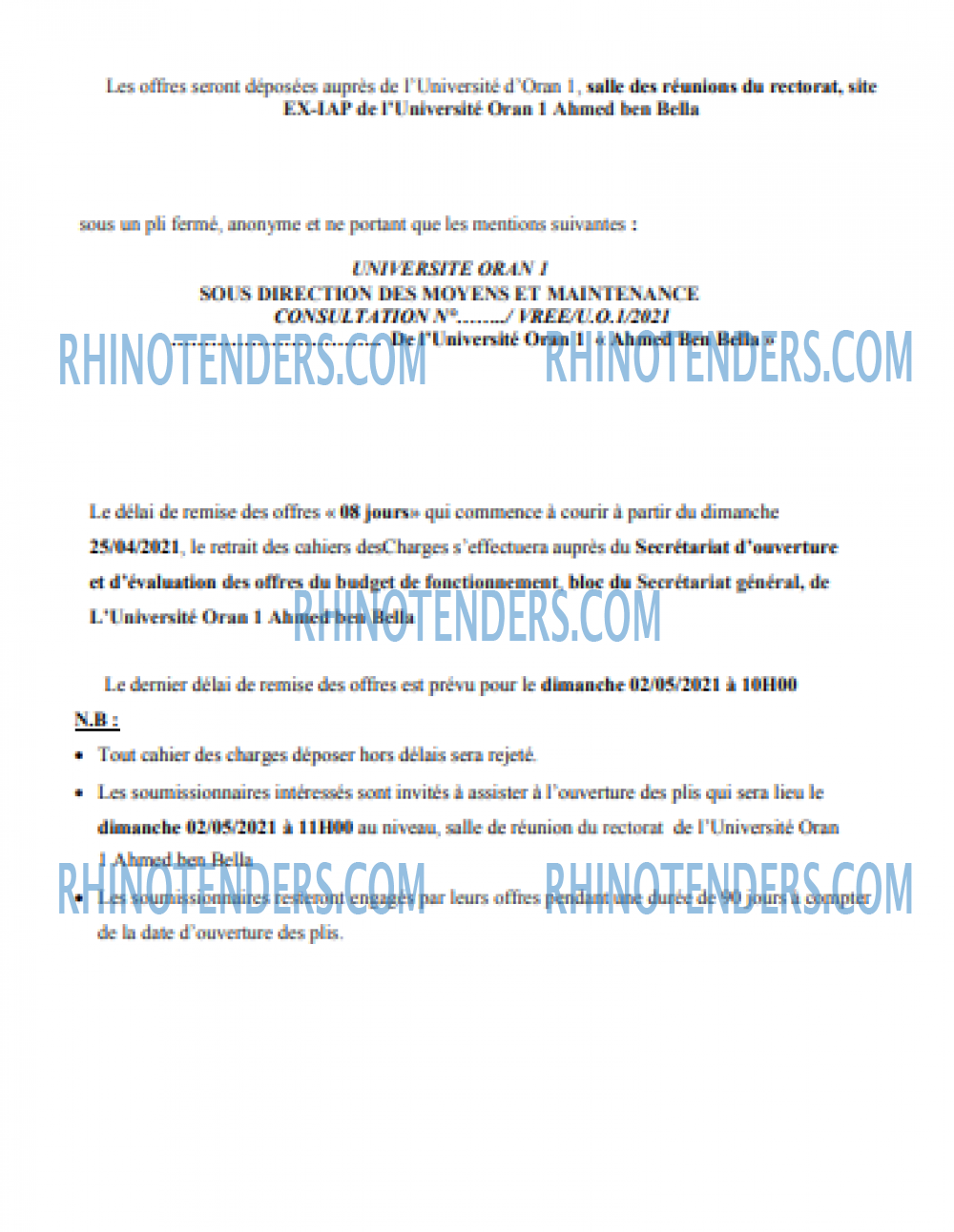 Rhinotenders