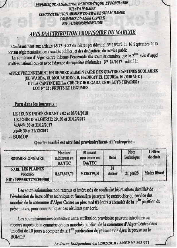 Le jeune indépendant