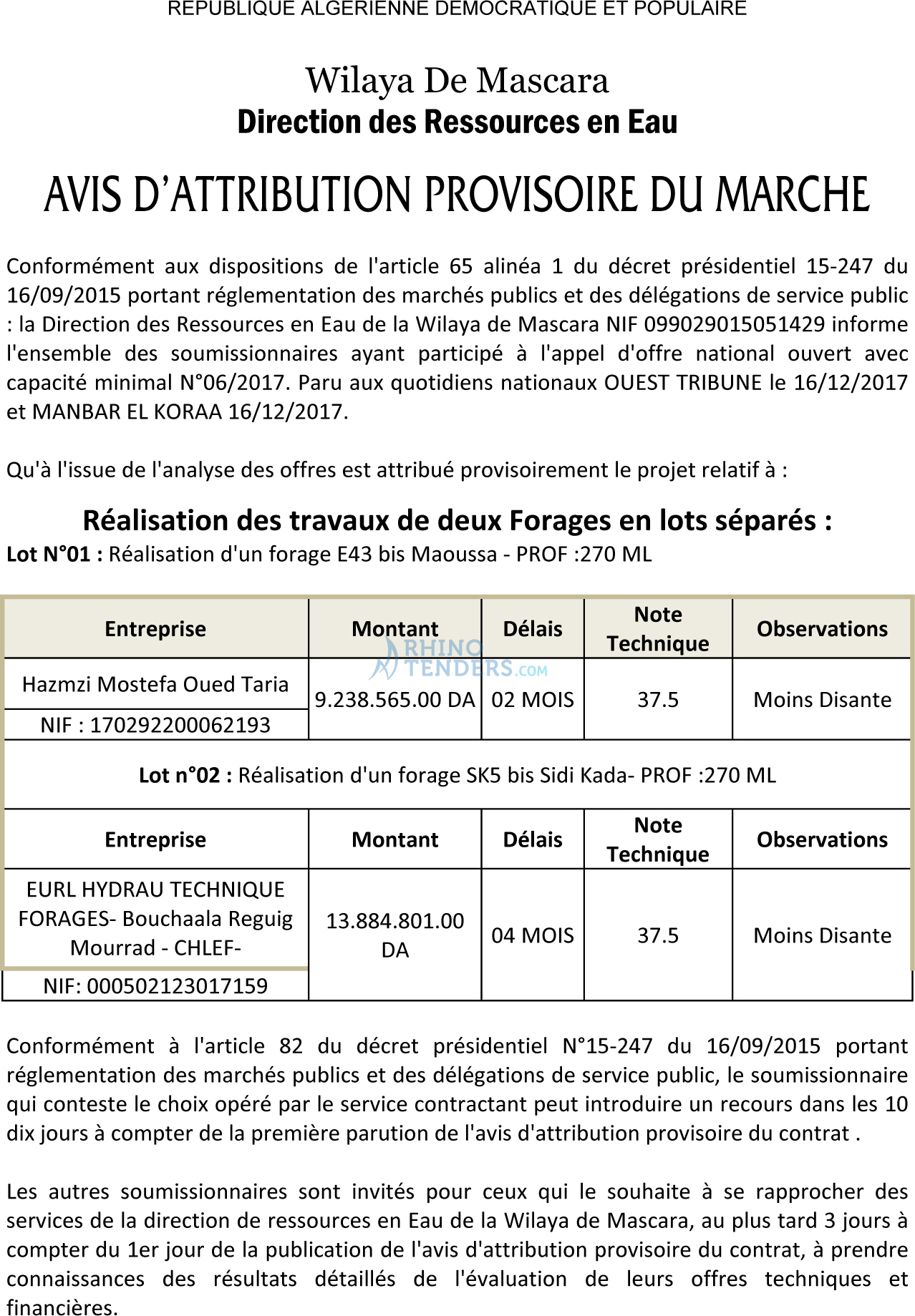 ouest TRIBUNE