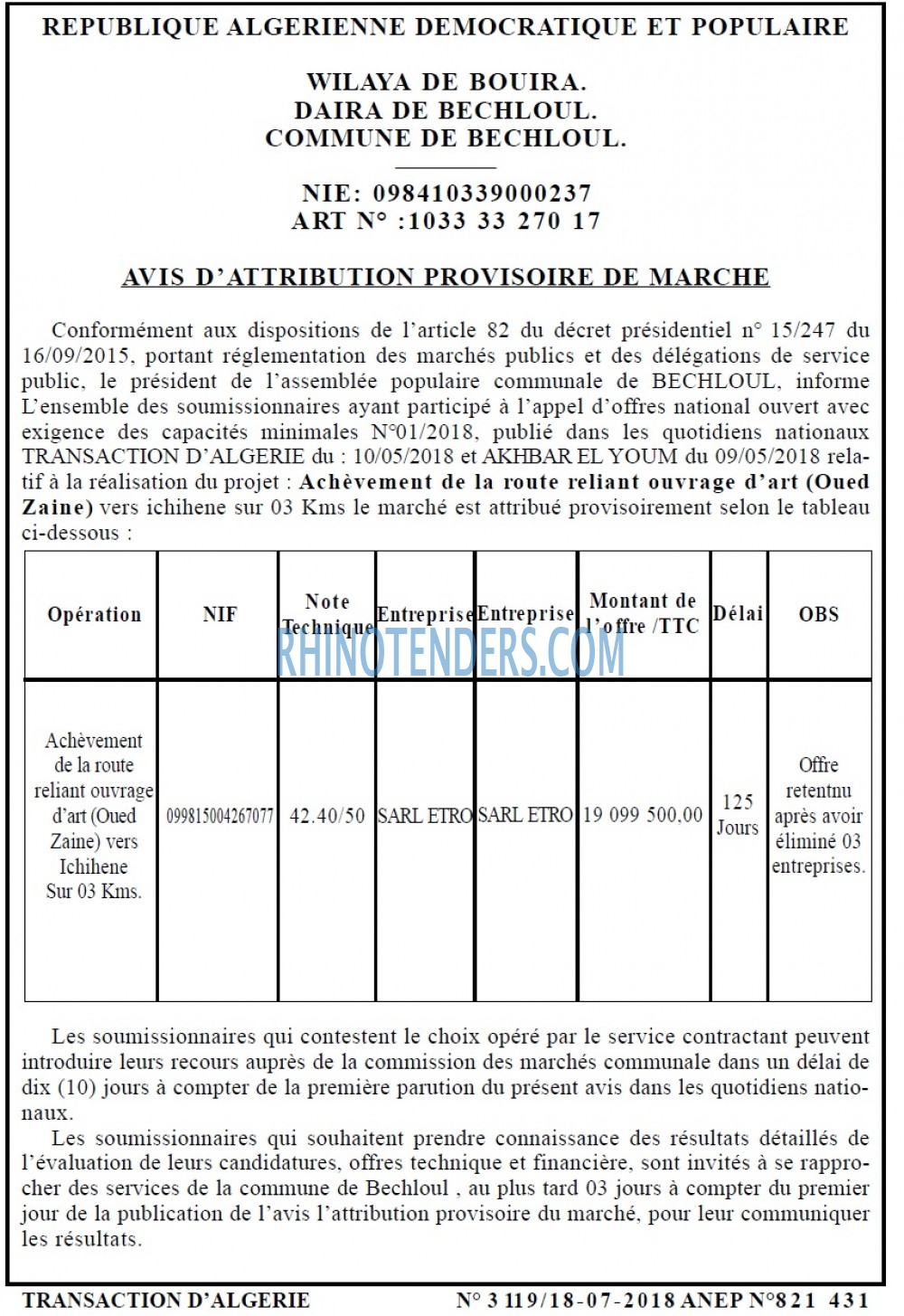 TRIBUNE DES LECTEURS