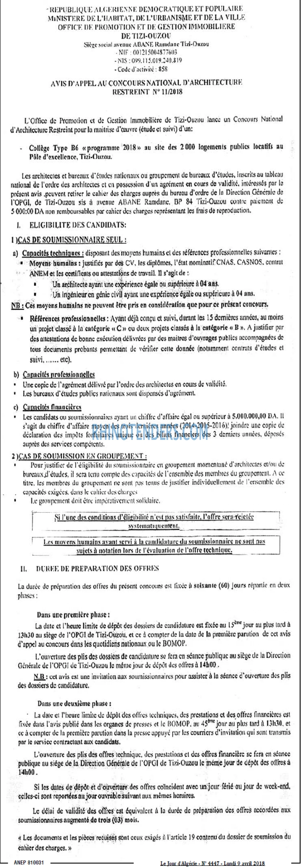 Le Jour d'Algérie