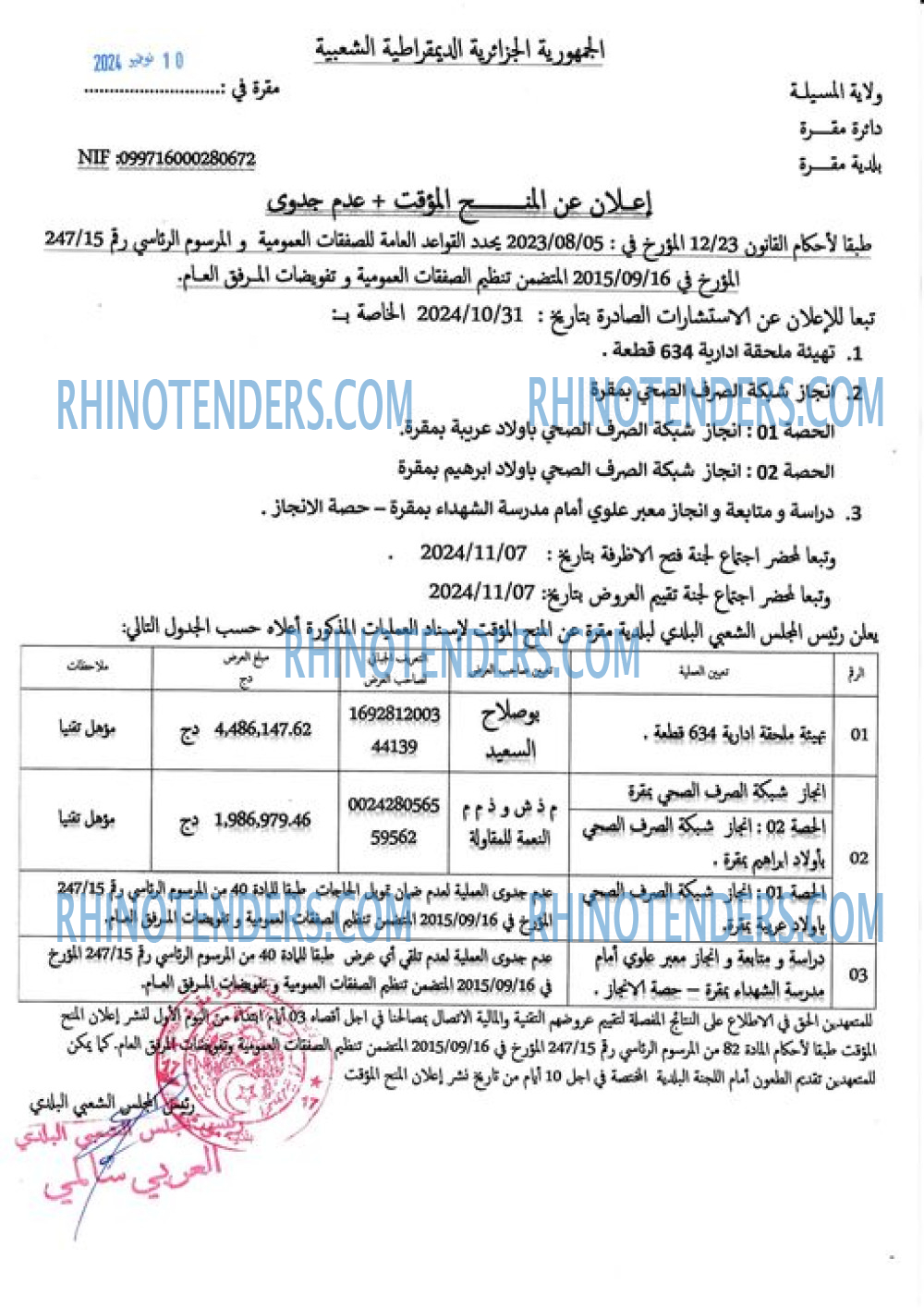 Rhinotenders