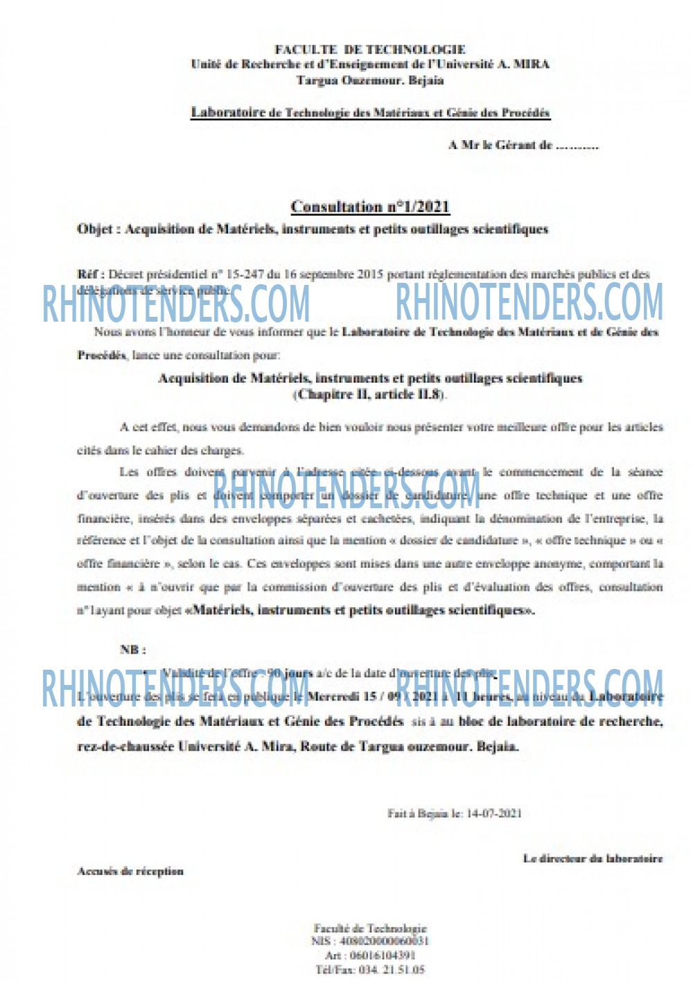 Rhinotenders