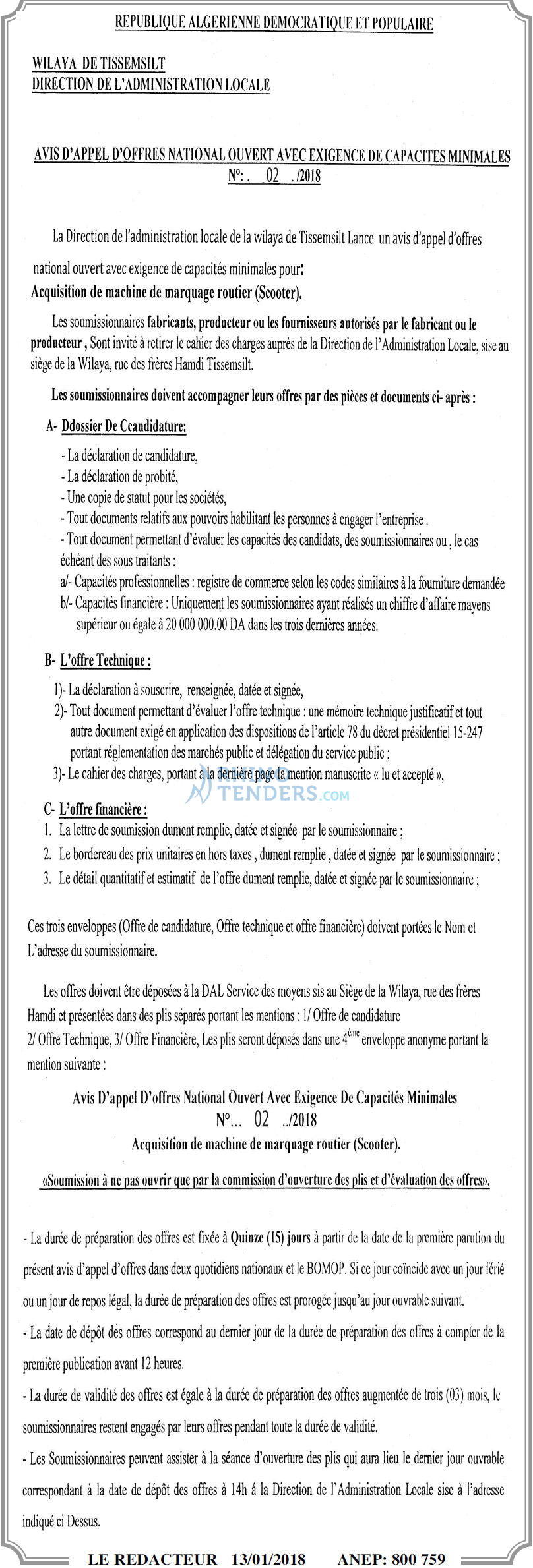 LE REDACTEUR