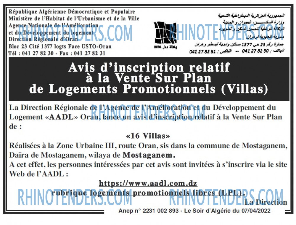 LE SOIR D'ALGERIE