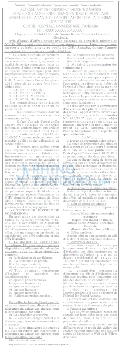 Le Courrier d'Algerie