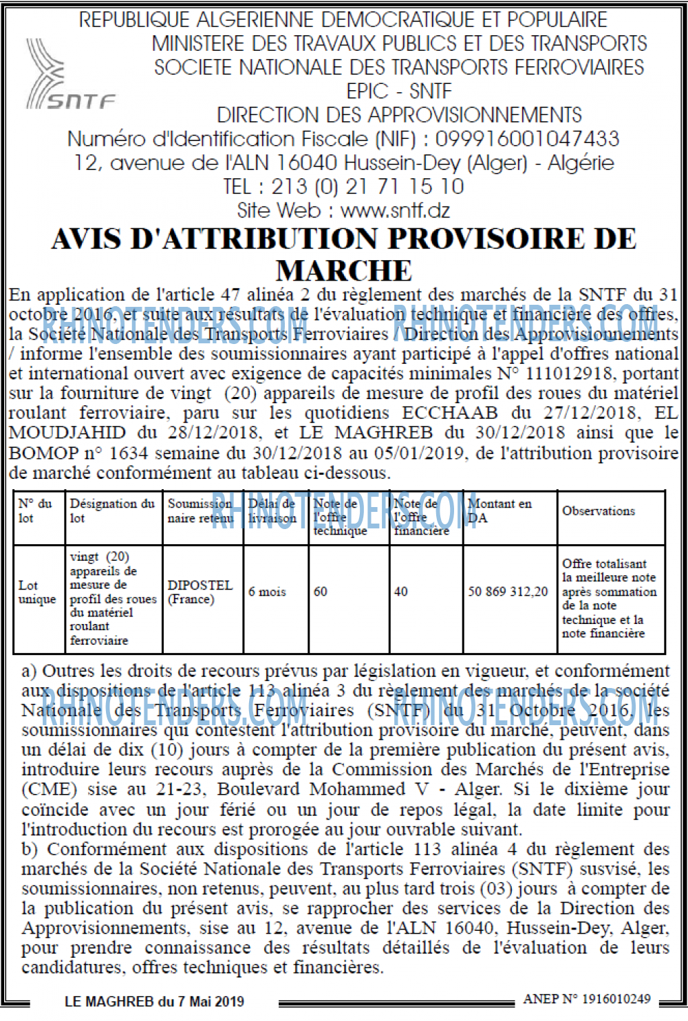 LE MAGHREB