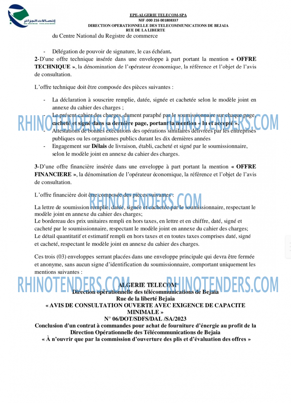 Rhinotenders