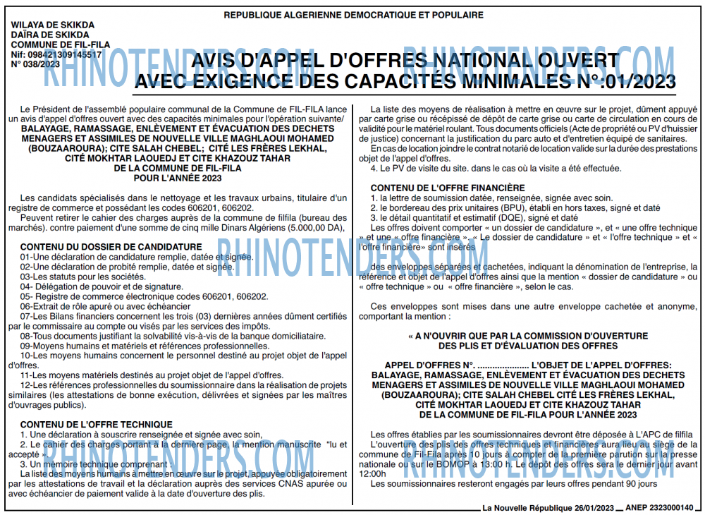 NOUVELLE REPUBLIQUE