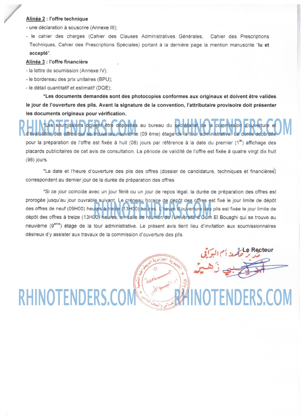Rhinotenders