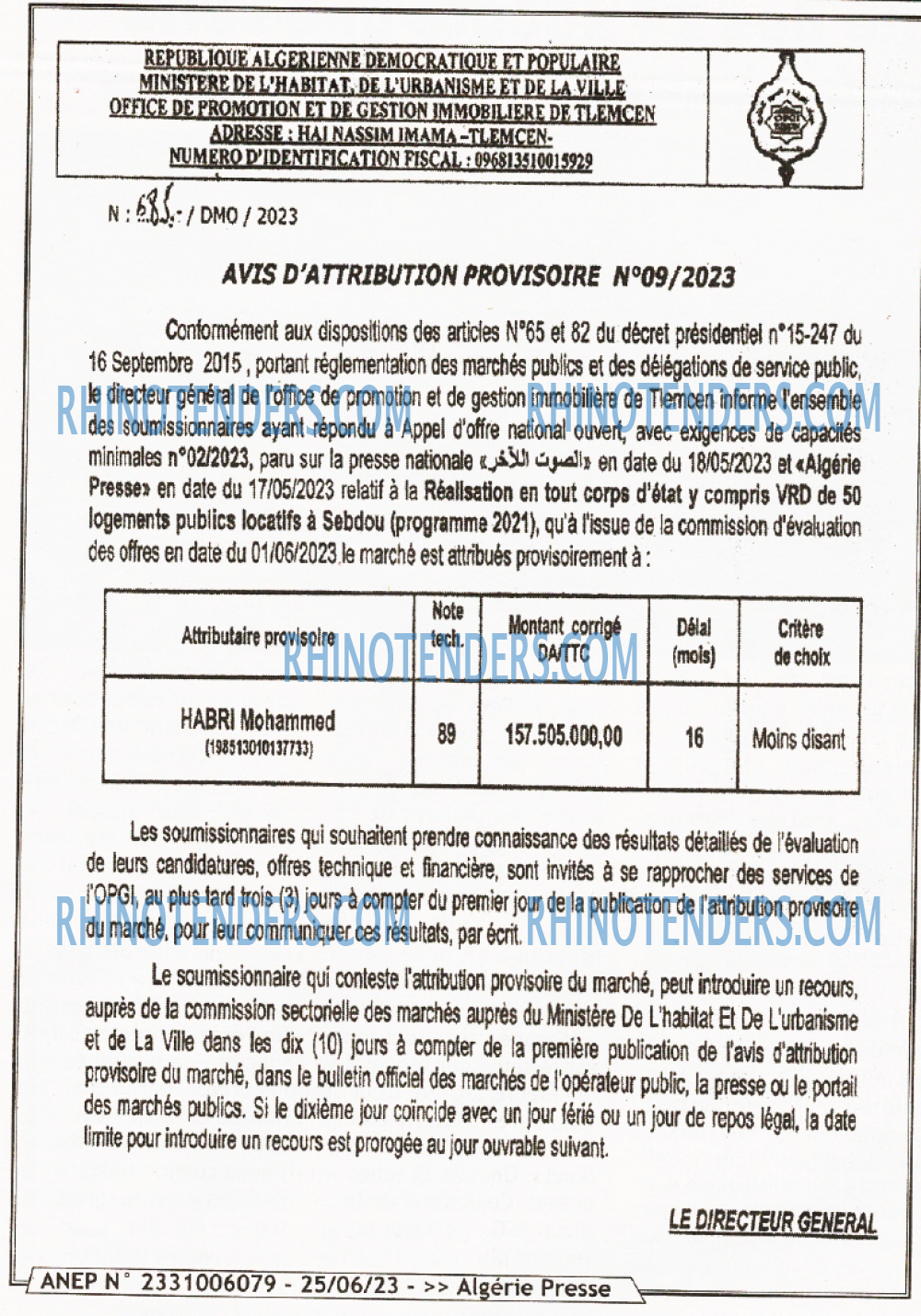 ALGERIE PRESSE
