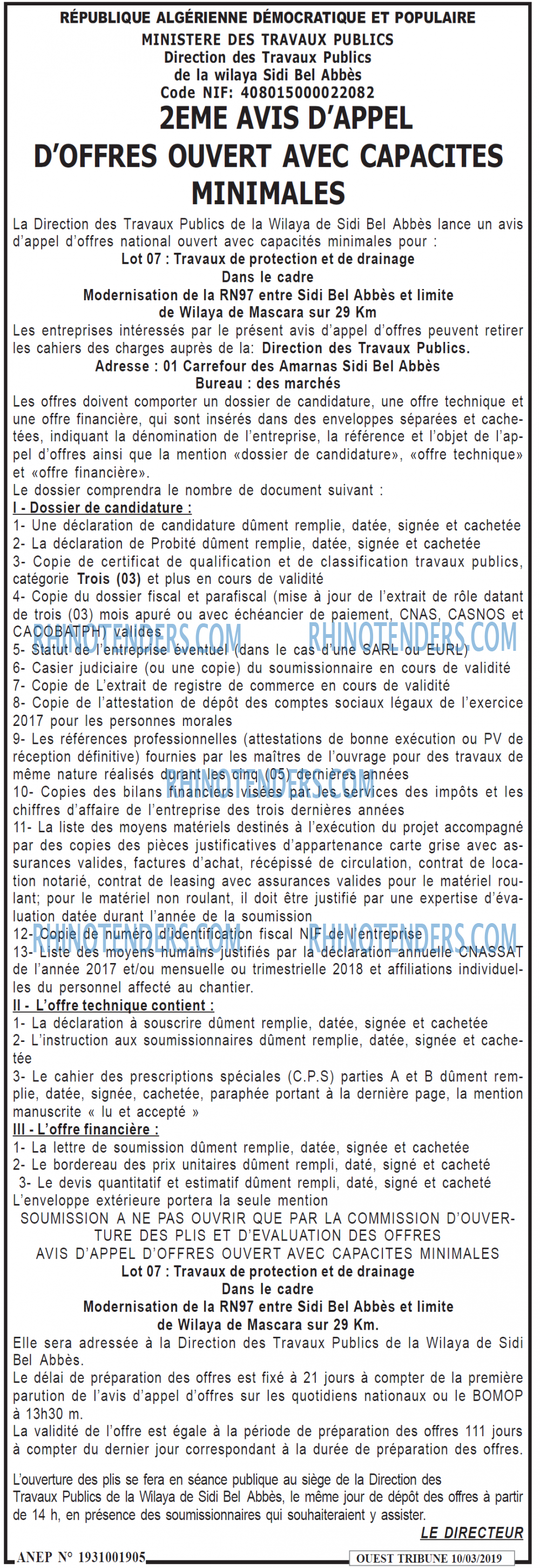 ouest TRIBUNE