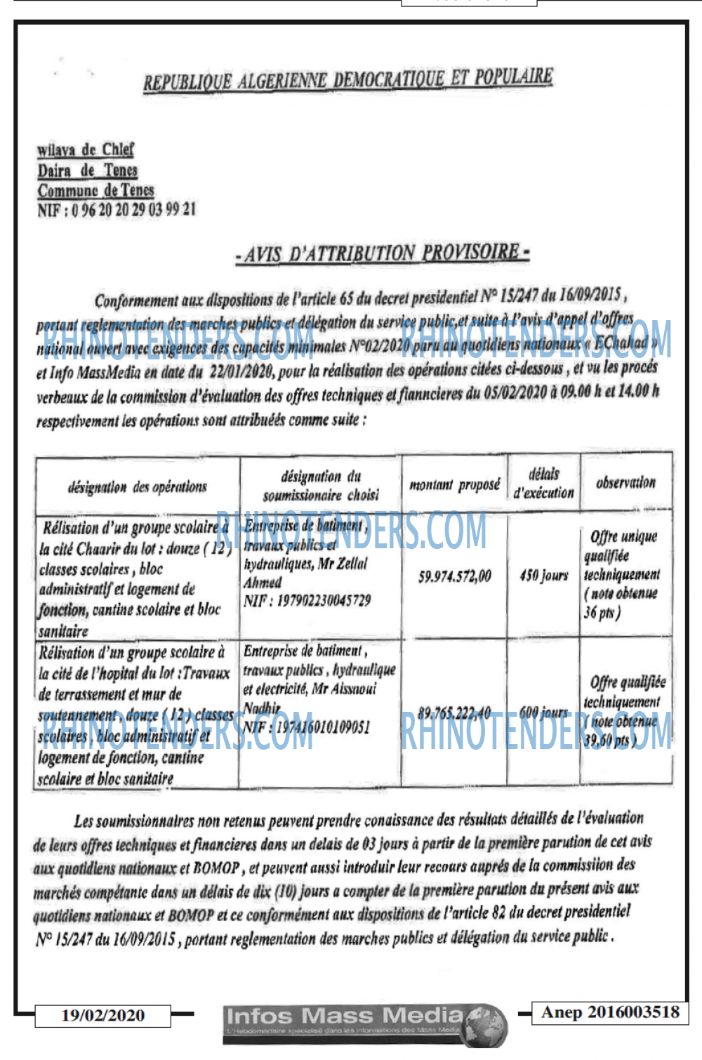 Infos Mass Media