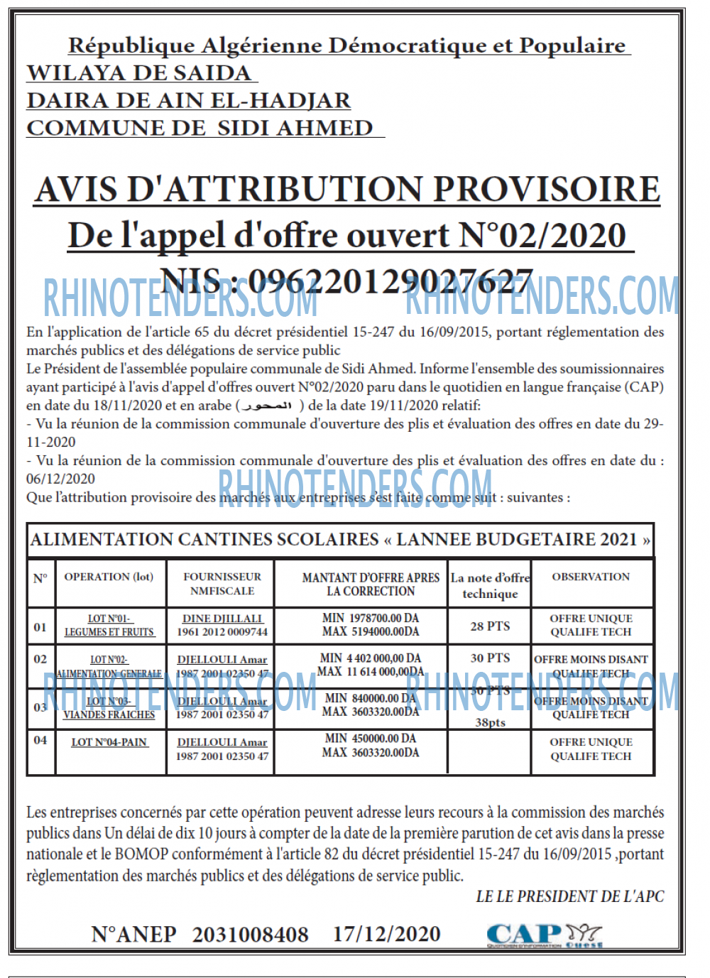 CAP OUEST