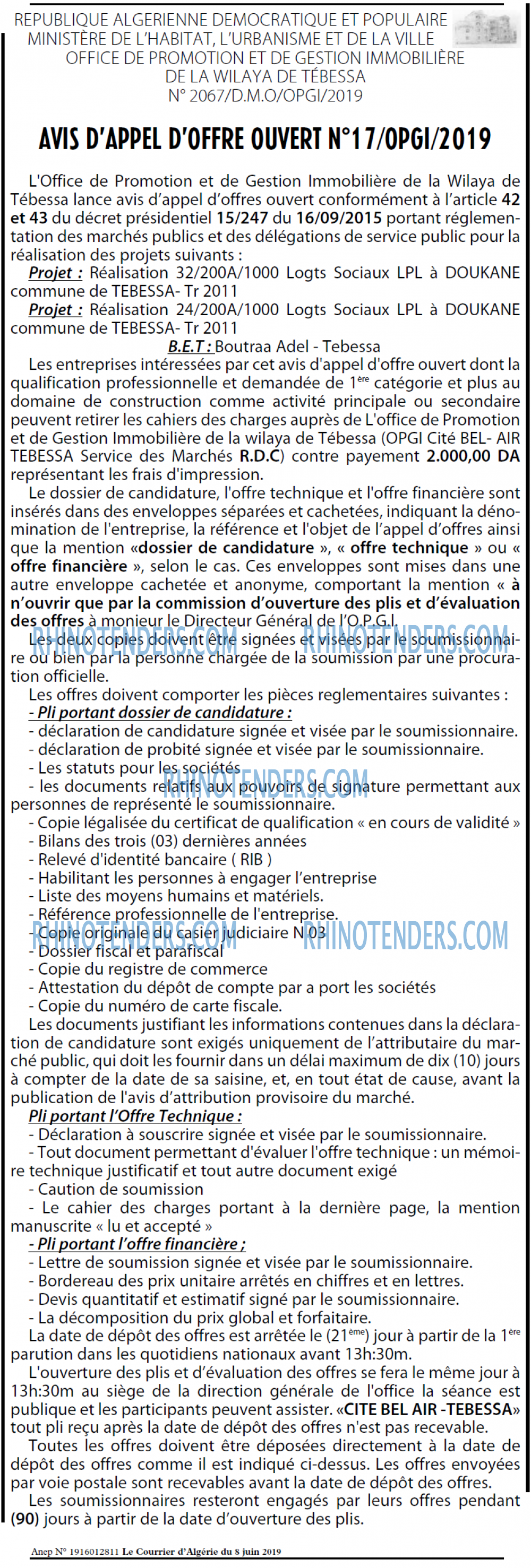 Le Courrier d'Algerie