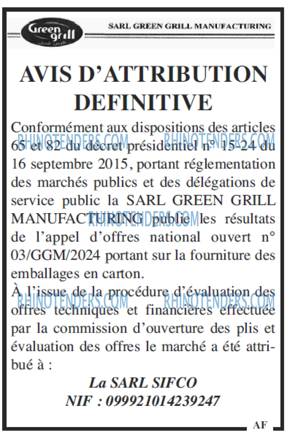 LE SOIR D'ALGERIE