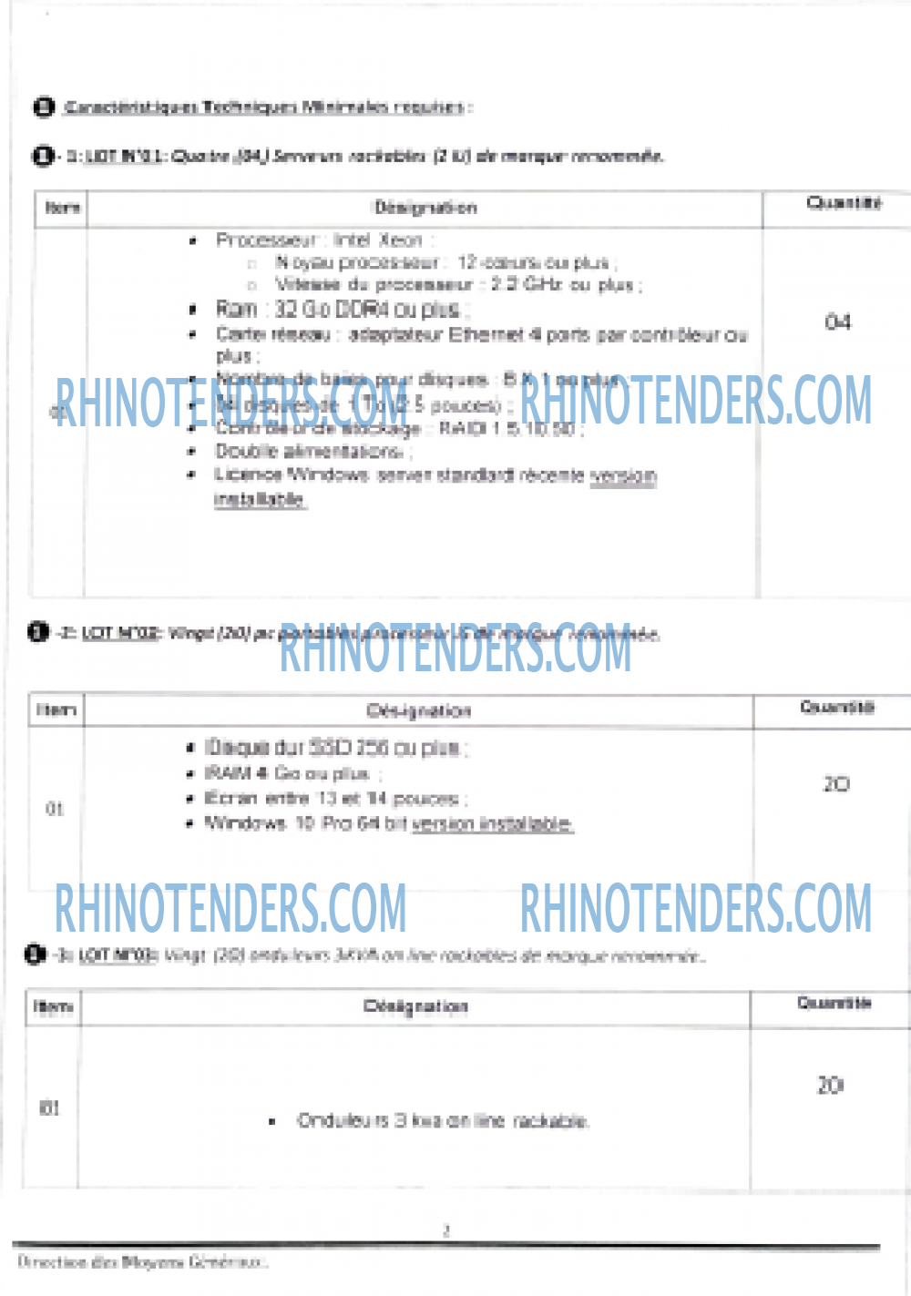 Rhinotenders