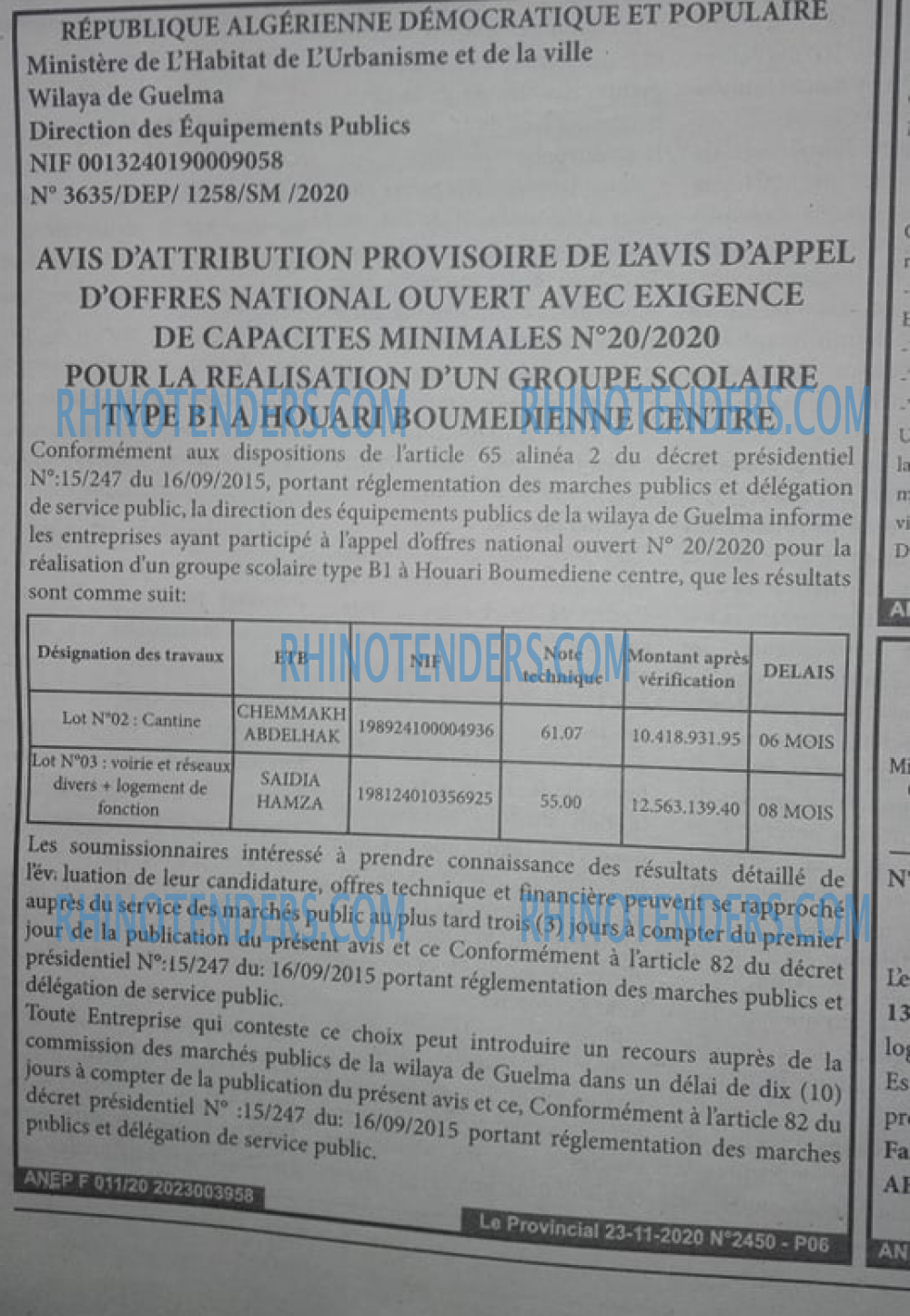 LE PROVINCIAL