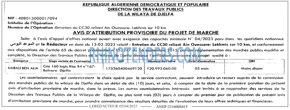 LE REDACTEUR