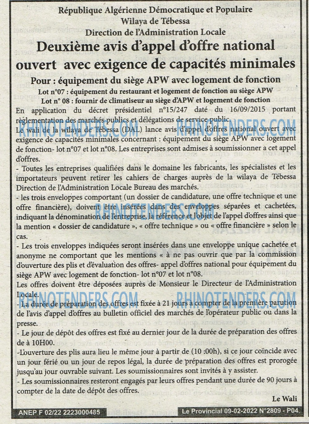 LE PROVINCIAL