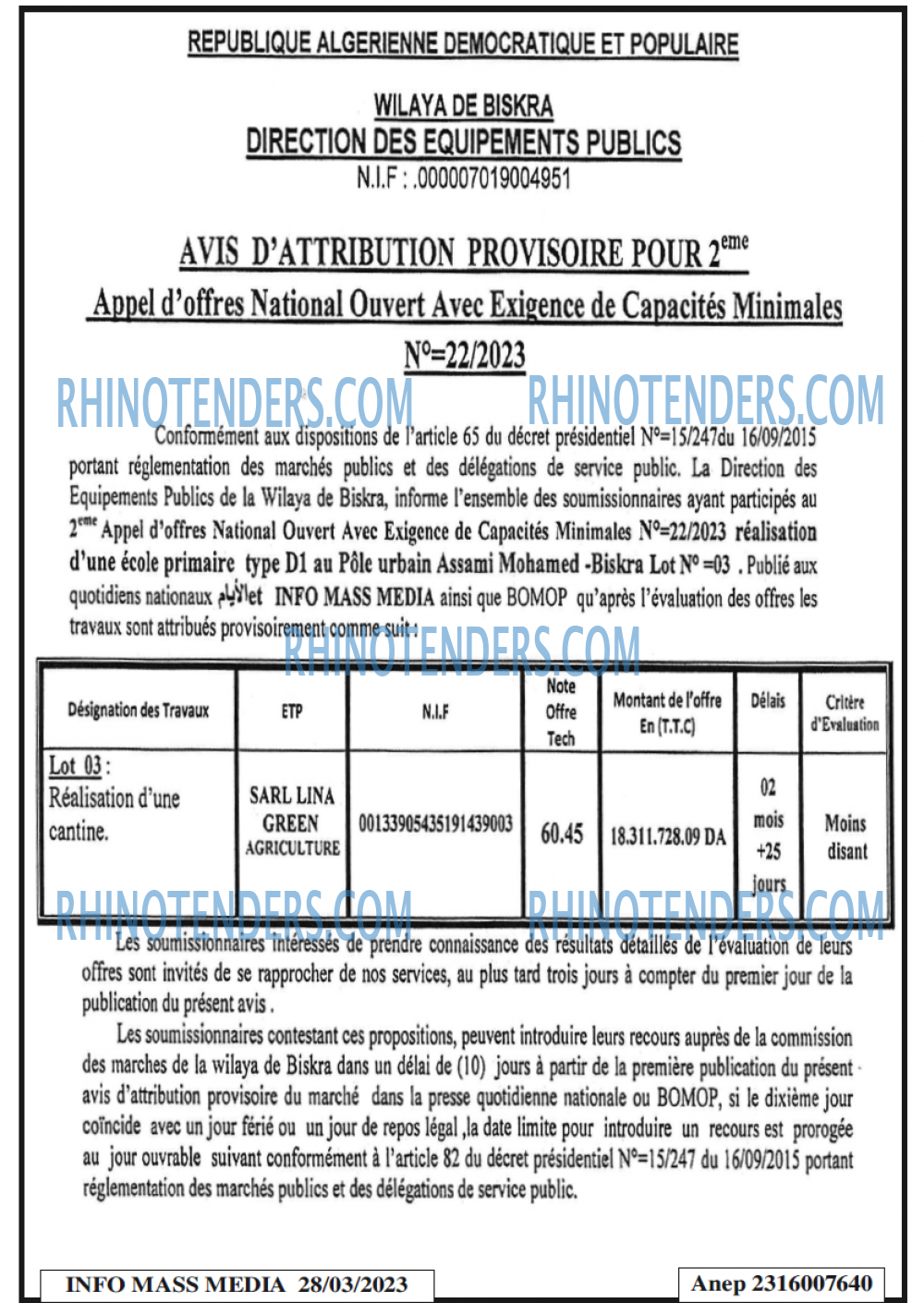 Infos Mass Media