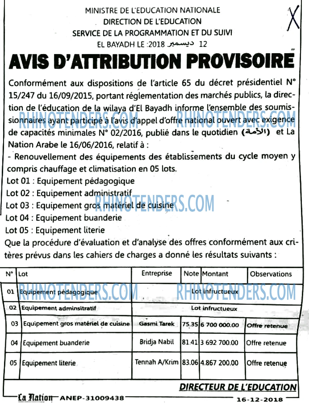 LA NATION ARABE