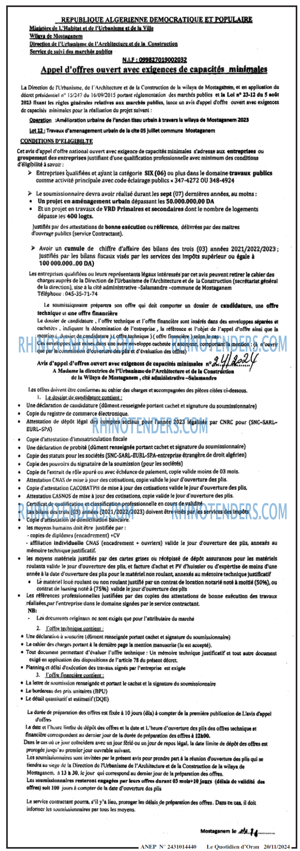 Le Quotidien d'Oran
