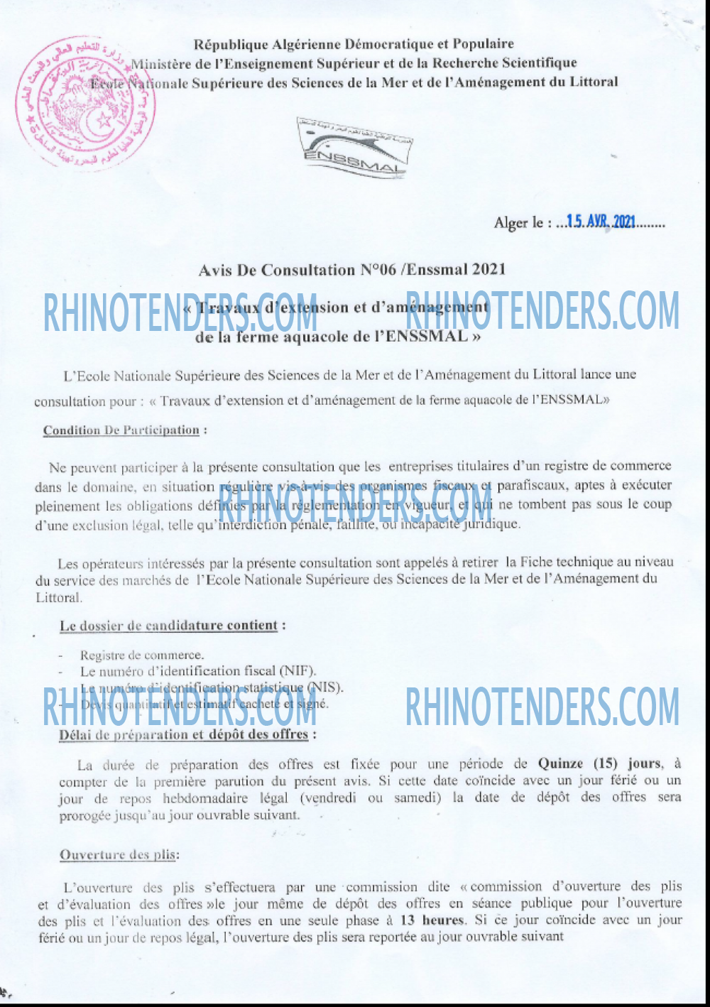 Rhinotenders
