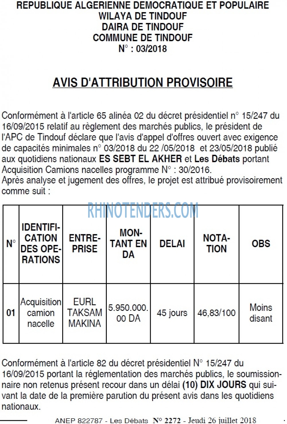 Les Debats