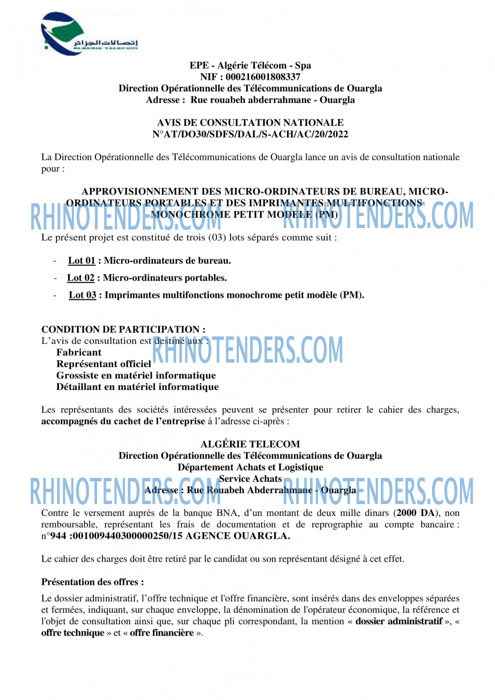 Algérie Télécom