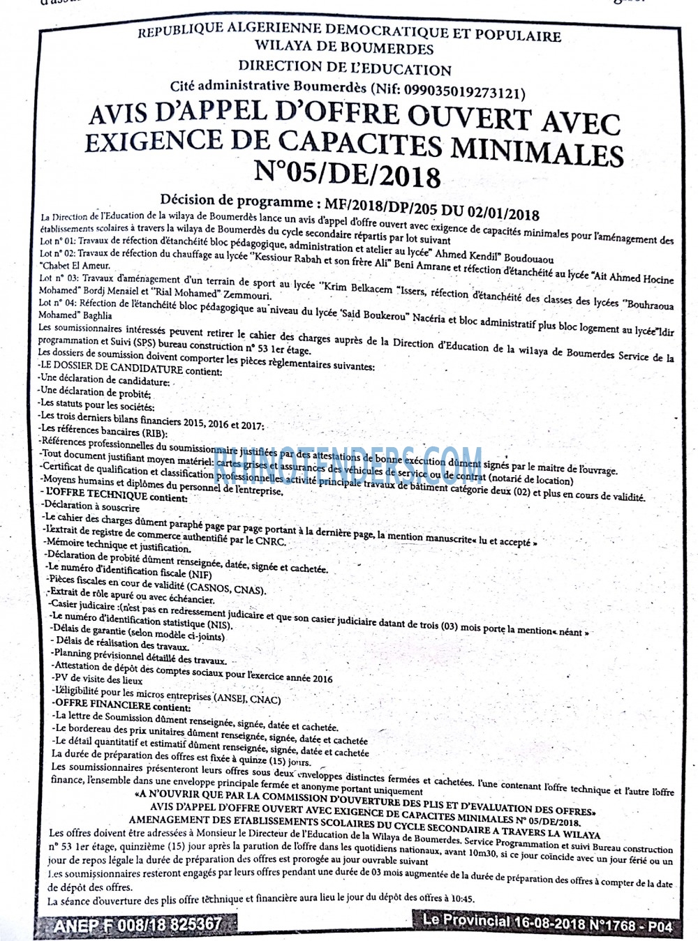 LE PROVINCIAL
