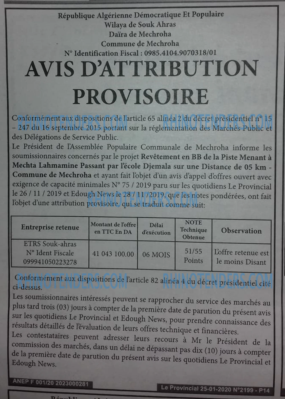 LE PROVINCIAL