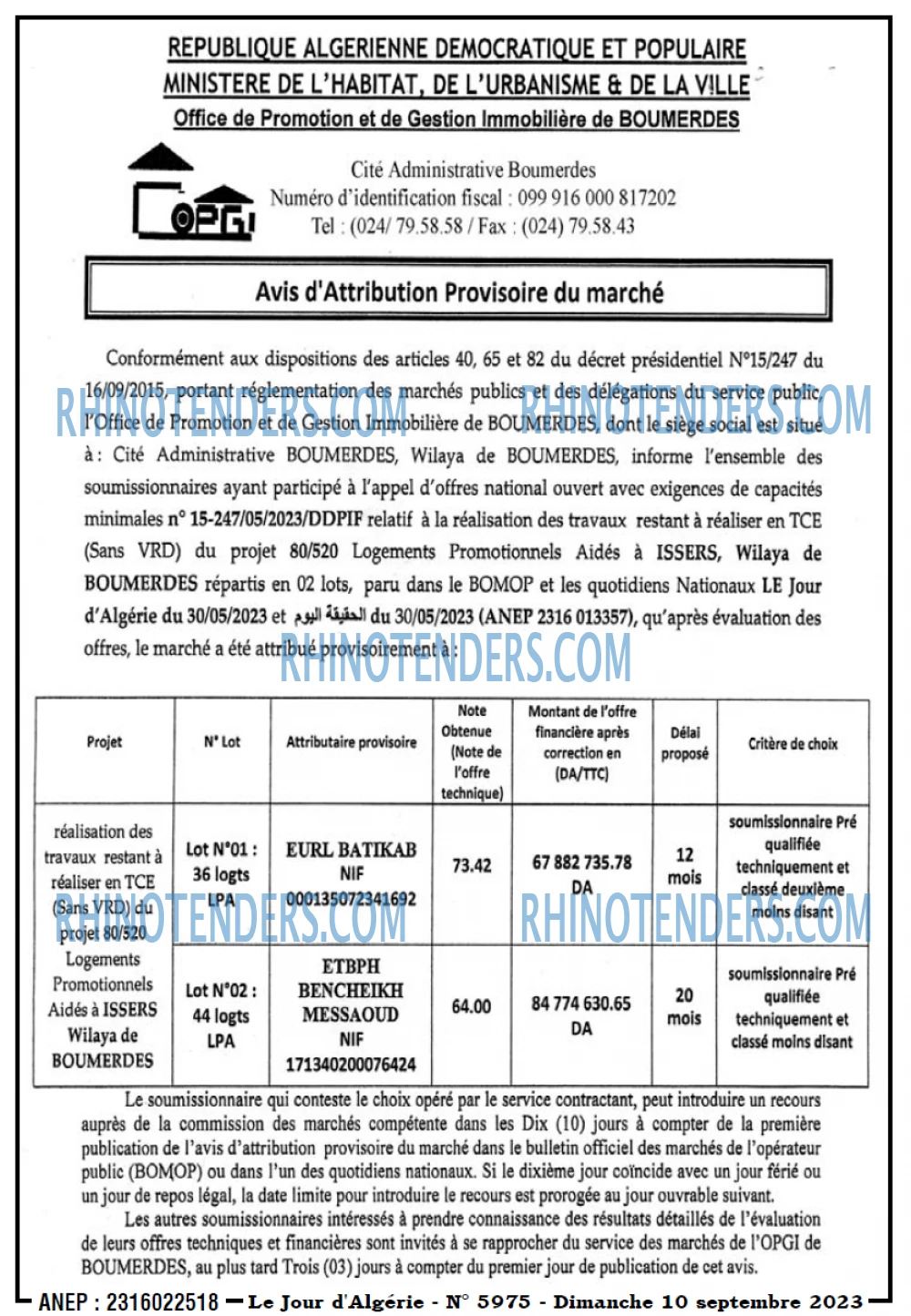 Le Jour d'Algérie