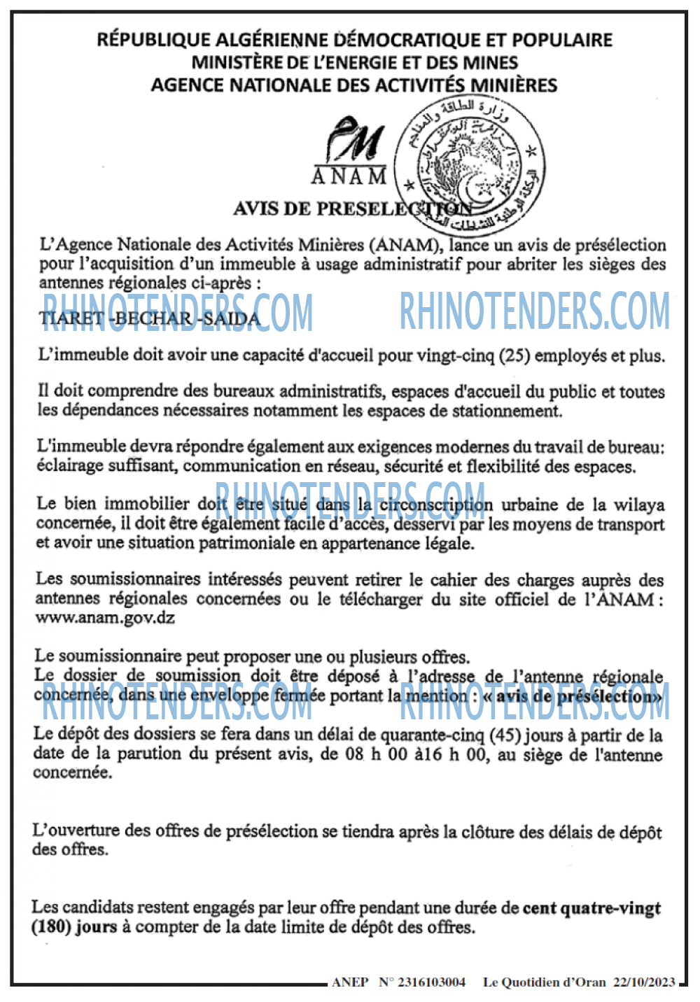 Le Quotidien d'Oran