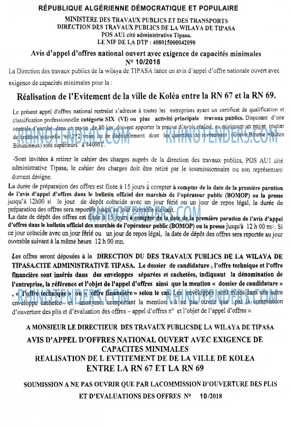 Le Chiffre d'Affaires
