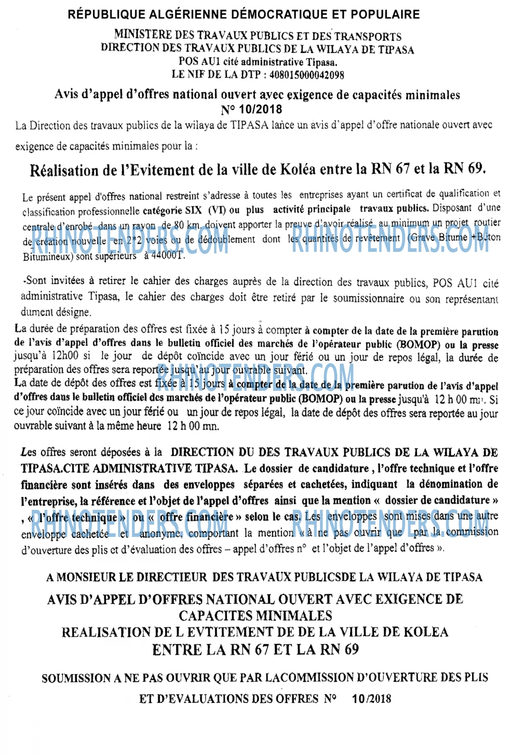 Le Chiffre d'Affaires