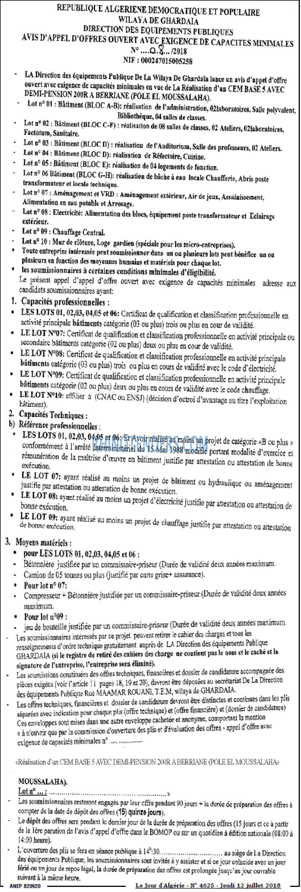 Le Jour d'Algérie