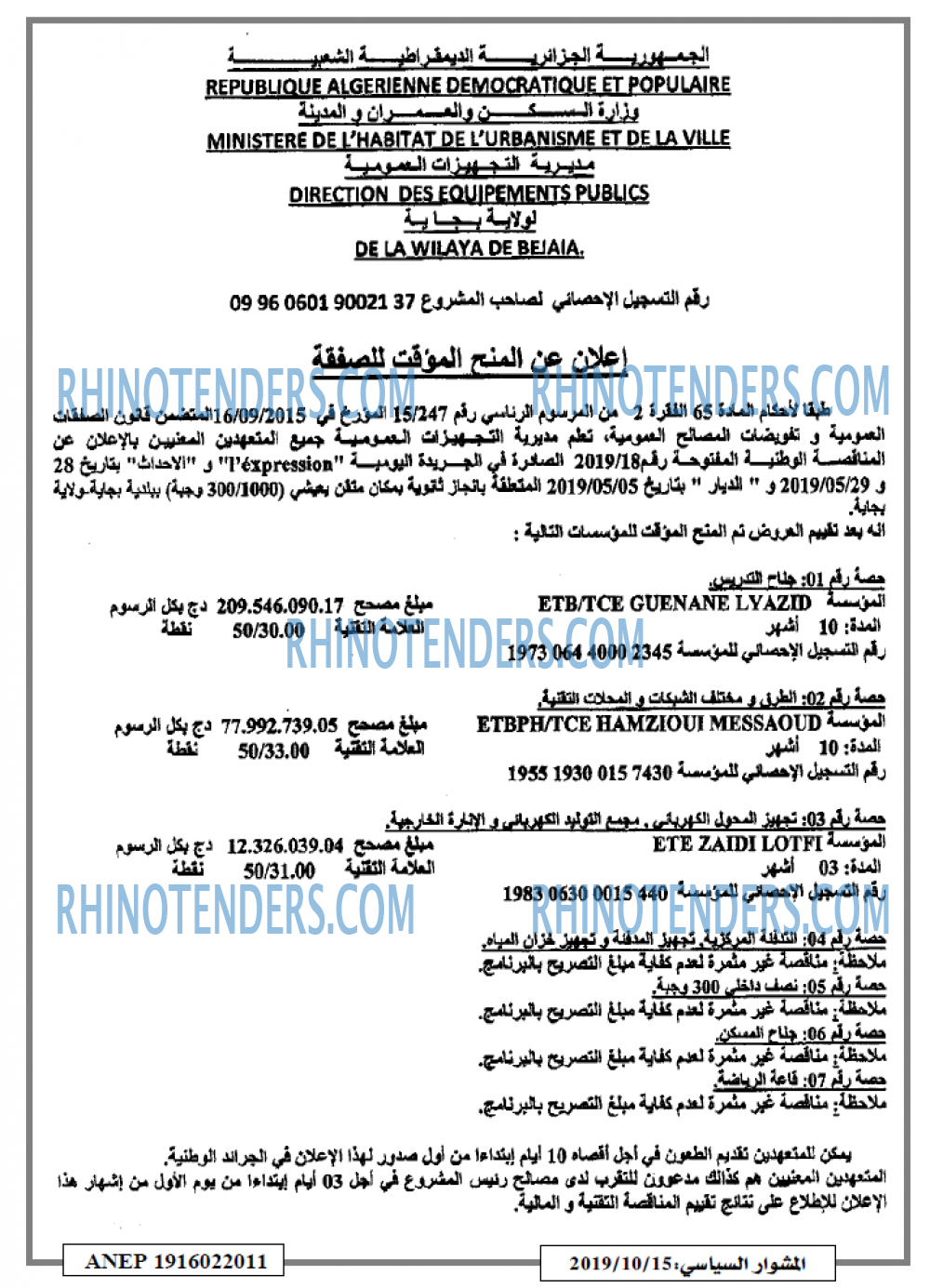 المشوار السياسي
